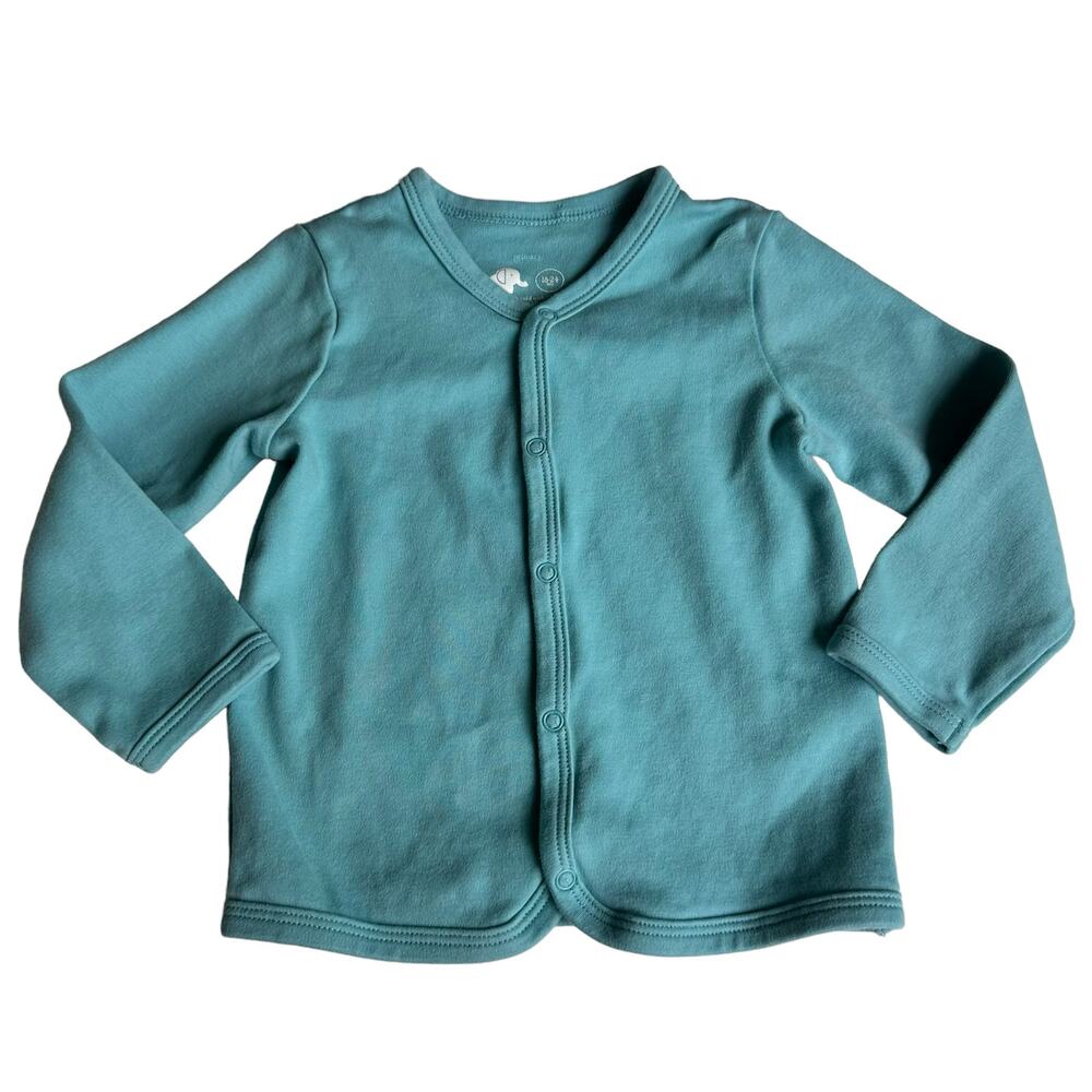 Primary Teal Cotton Cardigan - 18-24 Months